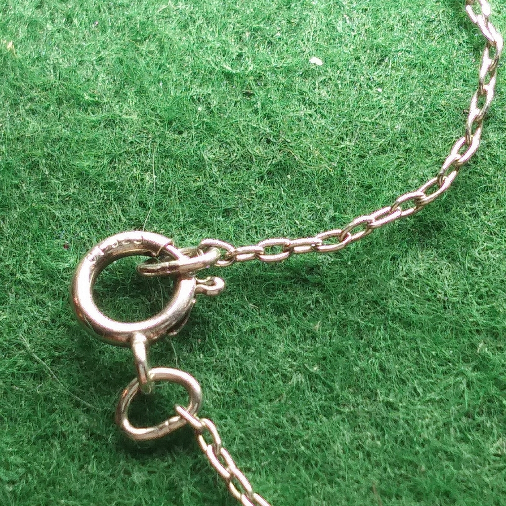 "Ruby & Diamond" Sterling Necklace - image 4